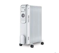 Radiateur bain d'huile - SCHOLTES - SCHV909B - 2000 W - Blanc - Thermostat électronique