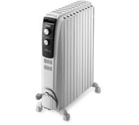 Radiateur bain d'huille Dragon4 DELONGHI - 2500W - 3 allures de chauffe - Technologie Real Energy - Effet cheminée