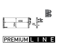 Radiateur basse température, intercooler MAHLE CIR 18 000P