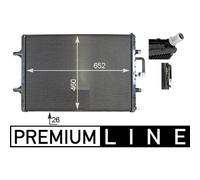 Radiateur basse température, intercooler MAHLE CIR 2 000P