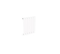 Radiateur blanc mural eau chaude horizontal en acier | 60 x 45 cm 361 Watt pour chauffage central | 4 raccordements standards 15x21 (1/2) série NYTIA by NOYON & THIEBAULT