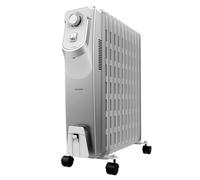 Cecotec Radiateur Bain d'Huile ReadyWarm 11000 Space 360º.11 éléments, 2500 W, 28 m², Thermostat ajustable avec trois niveaux de puissance, Ramasse-câbles, systèmes de sécurité