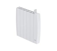 Dx 755110 - Radiateur céramique à inertie connecté FABIO 1000 W - 49,6 × 9 × 58 cm - Blanc