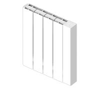 Radiateur électrique connecté Wi-Fi cour de chauffe en céramique GLOW 1000w