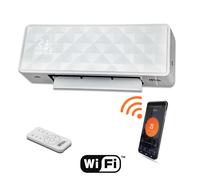 Chauffage électrique mural - 2000W - WARM TECH - Céramique - WiFi - 240V - Jusqu'à 50m3 - Blanc