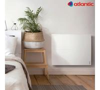 Radiateur chaleur douce ATLANTIC - Sokio Digital horizontal 2000W Blanc 503114