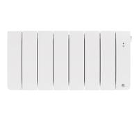 Thermor Radiateur chaleur douce Bilbao 4 1000 W bas blanc brillant 494836