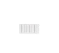 Thermor Radiateur à chaleur douce connecté Bilbao 4 bas 700 W Blanc brillant