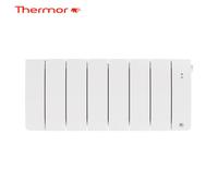 Radiateur chaleur douce BILBAO 4 connecté Bas 1000W Blanc Brillant - THERMOR 494836