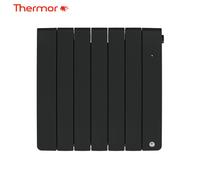 Radiateur chaleur douce BILBAO 4 connecté Horizontal 750W Gris Ardoise - THERMOR 493827