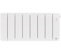 Radiateur chaleur douce connecté Bilbao 4 bas 700W Blanc brillant - THERMOR - 494835
