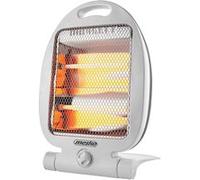 Radiateur / chauffage d’appoint Halogène / Quartz 400W / 800W réglable + bouton de sécurité anti basculement Blanc G