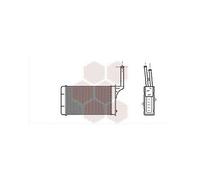 Radiateur Chauffage Pour Citroen Ax Version : Toutes Durites Fixe De 1986 À 1991