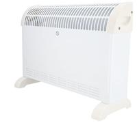 Radiateur convecteur turbo - DESCON - DED9K2000 - 2000 W - Blanc - 3 niveaux de puissance