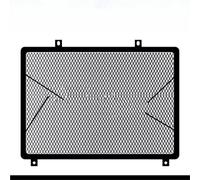 Radiateur Couvercle Protection de calandre de radiateur CNC pour moto Convient pour CFMOTO 675SR-R 675NK 675SR 675SS 2024 2025 Grille Radiateur Moto(675NK-J)