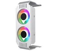 Radiateur CPU - dissipateur silencieux avec double ventilateur de 120 mm | Refroidisseur d'air CPU avec lumière ARGB réglable, pour dissipation de la chaleur à la maison pour ordinateur et salle de