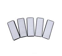 Radiateur d‘huile Kit de filtre externe voiture adapté pour Vw Polo Gol Jettas Santana 2011-2019/Skoda Fabia Rapid 2011-2021(5 Pcs White Filter)