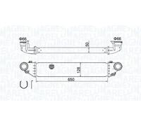 MAGNETI MARELLI Intercooler Pour Mercedes-Benz C-Class T-Model S203 W203 A209