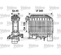 Radiateur d'air intercooler 817698 VALEO pour TOYOTA AVENSIS VERSO COROLLA