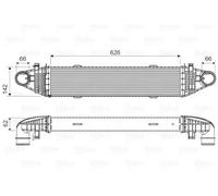 Radiateur d'air intercooler 818617 VALEO pour MERCEDES-BENZ T-Model