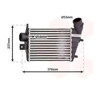 VAN WEZEL 01004085 Intercooler