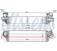 NISSENS 96103 Intercooler, échangeur pour BMW,MINI