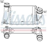 NISSENS Intercooler Intercooler 961121 pour RENAULT Kadjar (HA, HL)