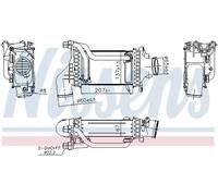 NISSENS 961455 Intercooler