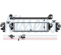 Radiateur d'air intercooler Aluminium 961504 NISSENS pour FORD FOCUS IV
