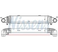 Radiateur d'air intercooler Aluminium 96596 NISSENS pour MERCEDES-BENZ CLASSE E
