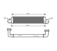 PRASCO BW4280 Intercooler