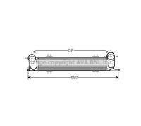 Intercooler, échangeur AVA Clever Choice BWA4538