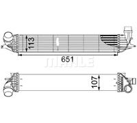 MAHLE CI 151 000P Intercooler