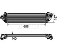 MAHLE CI 198 000P Intercooler