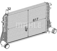 MAHLE CI 207 000P Intercooler