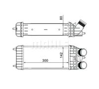 MAHLE CI 210 000S Intercooler
