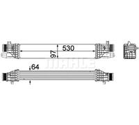 MAHLE CI 257 000P Intercooler