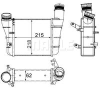 MAHLE Refroidisseur d'air de suralimentation CI336000S