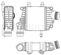 MAHLE ORIGINAL CI 410 000P Intercooler