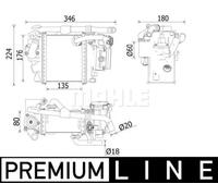 MAHLE CI 540 000P Intercooler