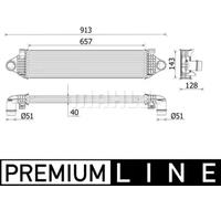 MAHLE CI 551 000P Intercooler