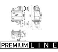MAHLE CI 552 000P Intercooler
