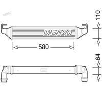 DENSO DIT06001 Intercooler