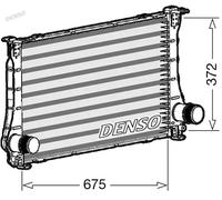 Radiateur d'air intercooler DIT50011 DENSO pour TOYOTA AVENSIS A trois volumes