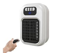 Radiateur De Chambre - Appareil de Chauffage Murale Portable Petit et Ventilateur - Appareil de Chauffage Silent avec Télécommande pour Chambre Cuisine Salle de Bain Bureau