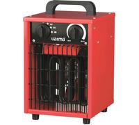 Radiateur de chantier portable Cube Varma - 3000 W - Rouge - Rayonnant - Programmable - Electrique - Acier