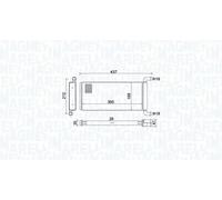 MAGNETI MARELLI 350218451000 Radiateur de chauffage