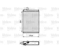 Radiateur de chauffage 811507 VALEO pour AUDI A5 Q5 A5 Sportback A5 Décapotable