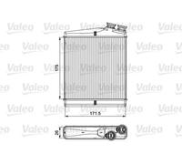 Radiateur de chauffage 811512 VALEO pour VOLVO LAND ROVER