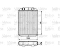 Radiateur de chauffage 811553 VALEO pour DACIA RENAULT